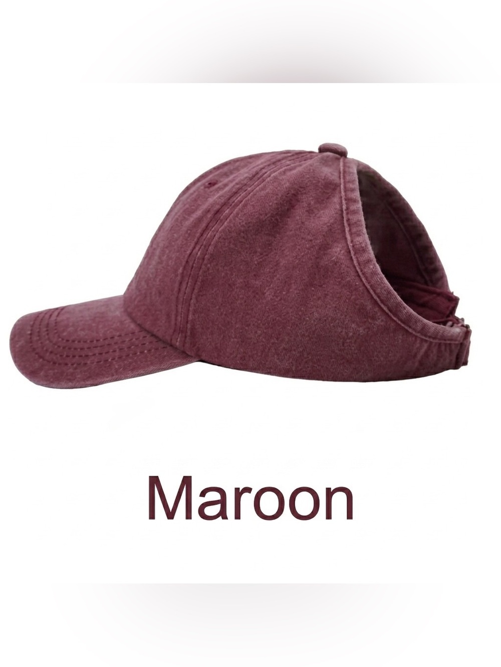 ❤️Buy Now Price❤️ Ponytail Baseball Cap, Backless Messy Bun Hat - Choose 1 - Picture 11 of 16